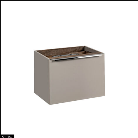 Meuble sous vasque - 60 cm - 2 tiroirs - BOLD TAUPE