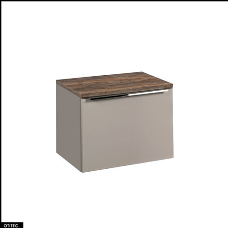 Meuble sous vasque - 60 cm - avec Plan - BOLD TAUPE