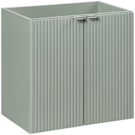 Meuble sous-vasque 60cm 2 portes Jade Vert