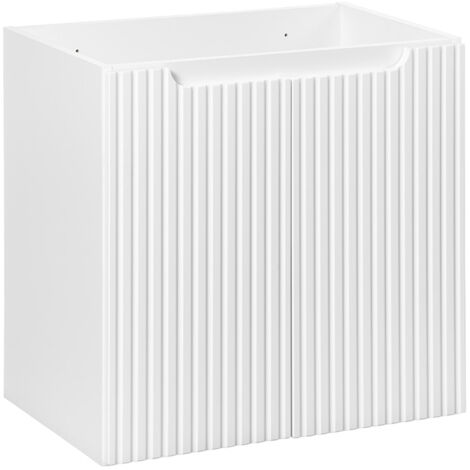 Meuble sous-vasque 60cm 2 portes Riva Blanc