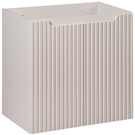 Meuble sous-vasque 60cm 2 portes Riva Cachemire
