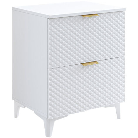 Meuble sous-vasque 60cm sur pieds Cléa Blanc