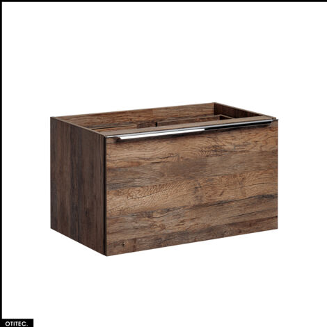 Meuble sous vasque - 80 cm - 2 tiroirs - BOLD OAK