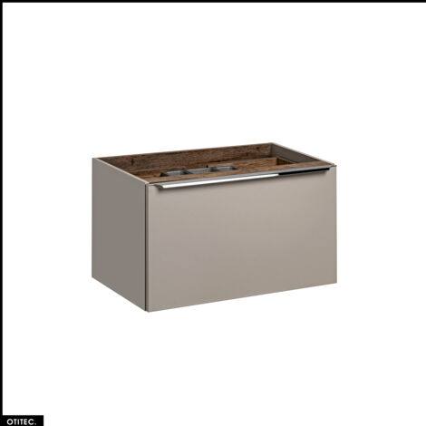 Meuble sous vasque - 80 cm - 2 tiroirs - BOLD TAUPE