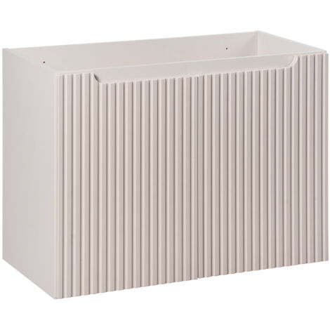 Meuble sous-vasque 80cm 2 portes Riva Cachemire
