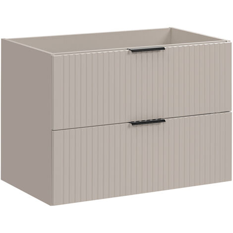 Meuble sous-vasque 80cm Adriel Cachemire
