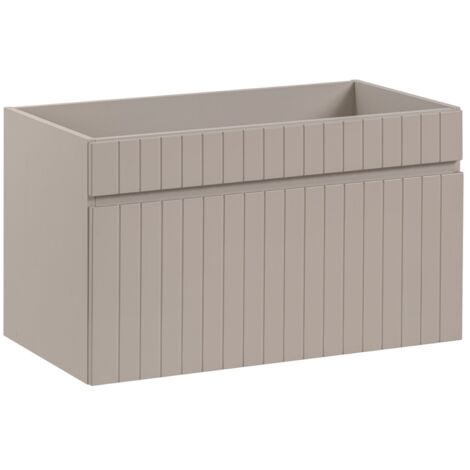 Meuble sous vasque à suspendre ICONIC CASHEMIRE 80 cm