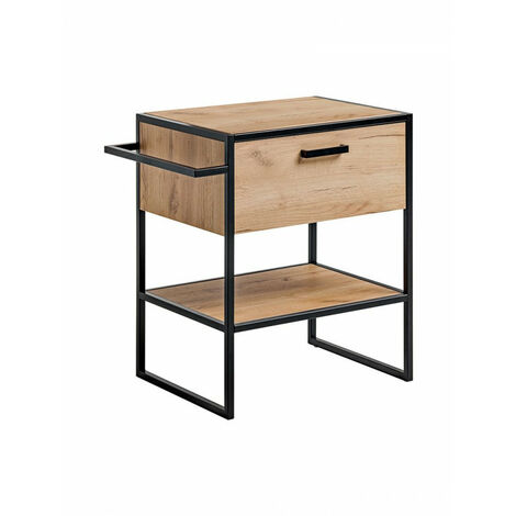 Meuble sous vasque avec porte serviette - H 75 x l 70 x P 50 cm - James - Livraison gratuite