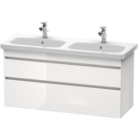Meuble sous-vasque DURASTYLE 448x1230x610mm blanc brillant