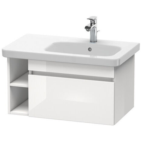 Meuble sous-vasque DURASTYLE 448x730x398mm lin/blanc mat