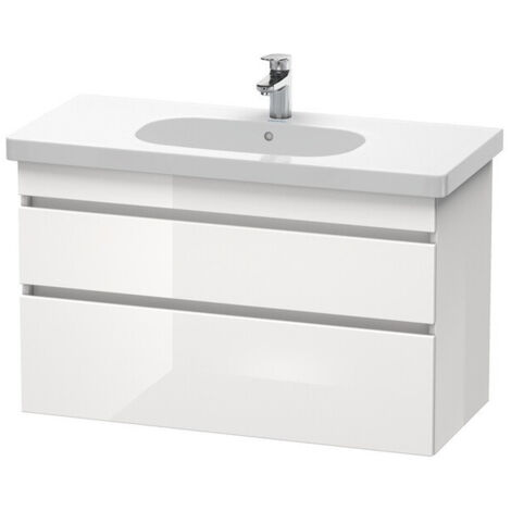 Meuble sous-vasque DURASTYLE 453x1000x610mm basalt matt/blanc mat
