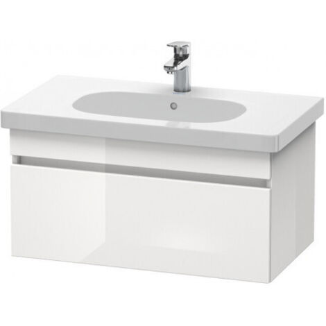 Meuble sous-vasque DURASTYLE 453x800x398mm graphit matt/blanc mat