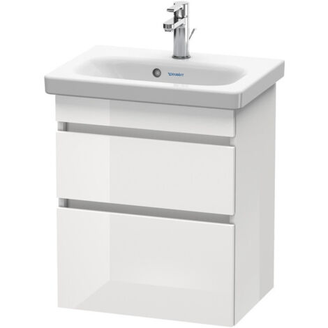 Meuble sous-vasque Duravit DURASTYLE COMPACT 610x500x368mm graphit matt/blanc mat