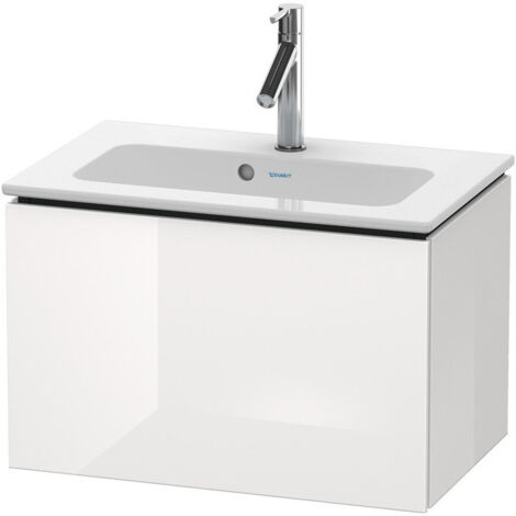 Meuble sous-vasque Duravit L-CUBE Compact 400x620x391mm blanc brillant