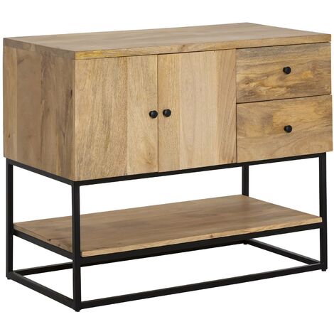 Meuble sous vasque en bois de manguier Miguel