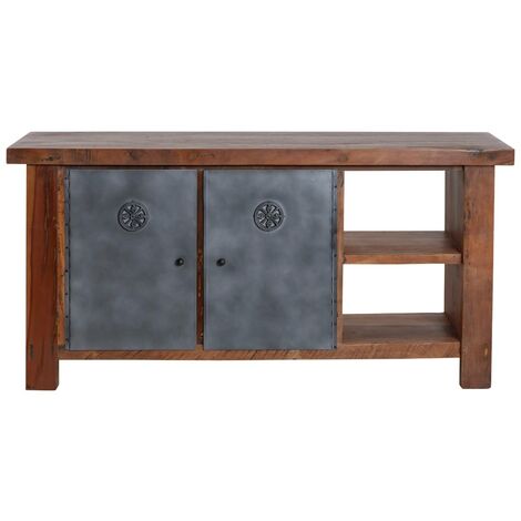 Meuble sous vasque en bois recyclé Hector