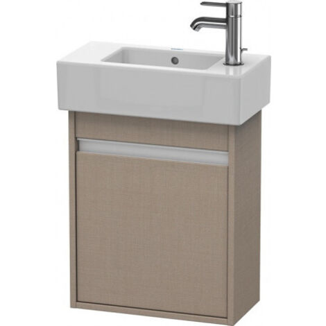 Meuble sous-vasque KETHO 225x450x550mm ouverture droite lin