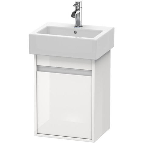 Meuble sous-vasque KETHO 320x400x550mm ouverture droite blanc brillant
