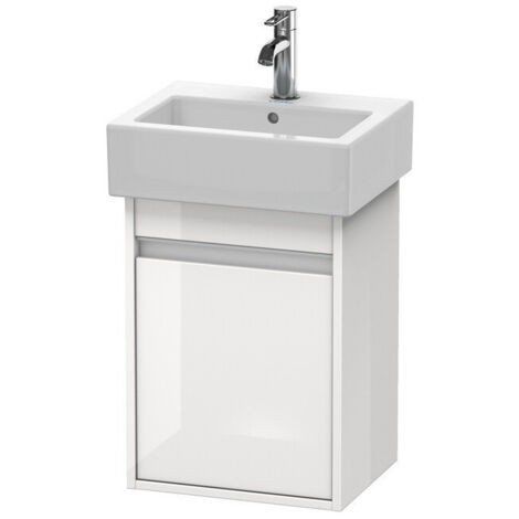 Meuble sous-vasque KETHO 320x400x550mm ouverture droite blanc mat