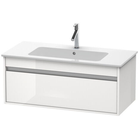 Meuble sous-vasque KETHO 410x1000x475mm blanc brillant