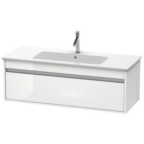 Meuble sous-vasque KETHO 410x1200x475mm blanc brillant