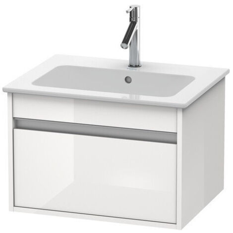 Meuble sous-vasque KETHO 410x600x475mm blanc brillant