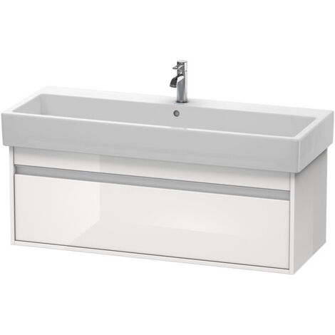 Meuble sous-vasque KETHO 440x1150x410mm blanc brillant