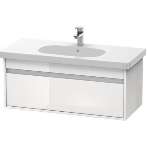 Meuble sous-vasque KETHO 455x1000x410mm noyer foncé