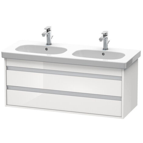 Meuble sous-vasque KETHO 455x1150x480mm blanc brillant