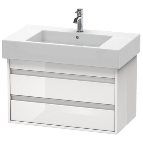 Meuble sous-vasque KETHO 455x800x480mm blanc brillant