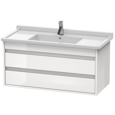 Meuble sous-vasque KETHO 465x1000x480mm blanc brillant