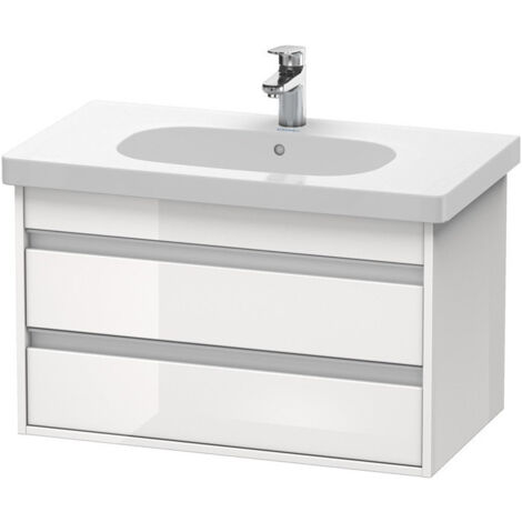 Meuble sous-vasque KETHO 465x800x480mm blanc brillant