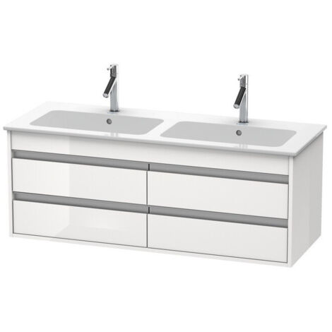 Meuble sous-vasque KETHO 480x1270x475mm blanc mat