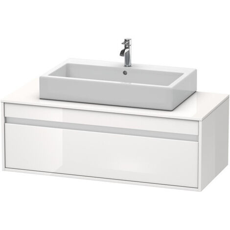Meuble sous-vasque KETHO 550x1200x426mm blanc brillant