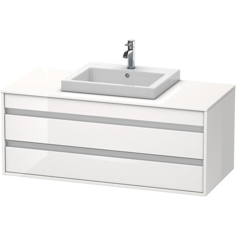 Meuble sous-vasque KETHO 550x1200x496mm blanc brillant