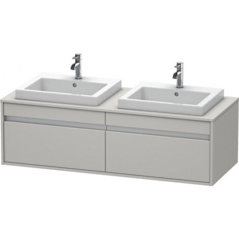 Meuble sous-vasque KETHO 550x1400x426mm beton