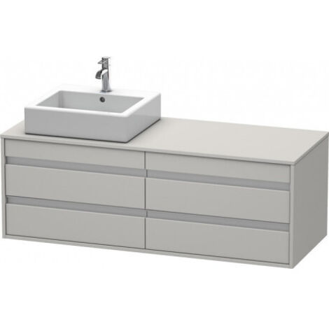 Meuble sous-vasque KETHO 550x1400x496m avec éclairage li beton