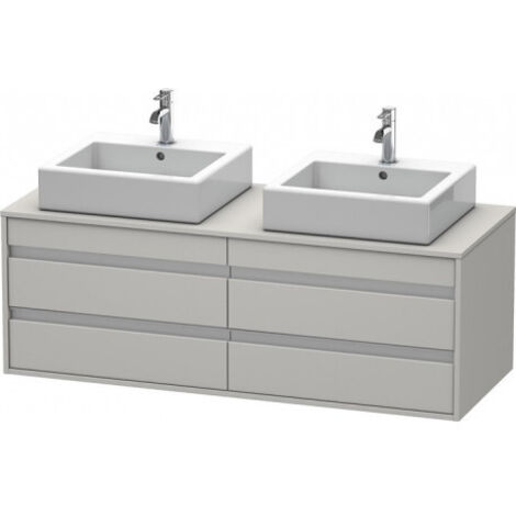 Meuble sous-vasque KETHO 550x1400x496mm beton
