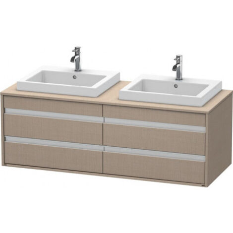 Meuble sous-vasque KETHO 550x1400x496mm lin