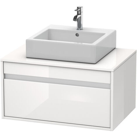 Meuble sous-vasque KETHO 550x800x426mm blanc brillant