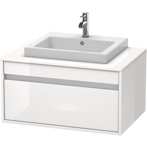 Meuble sous-vasque KETHO 550x800x426mm blanc brillant
