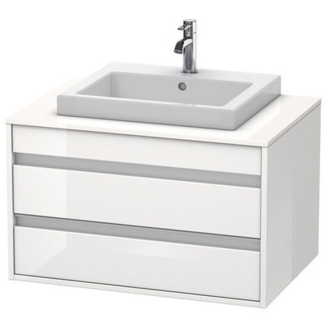 Meuble sous-vasque KETHO 550x800x496mm blanc brillant