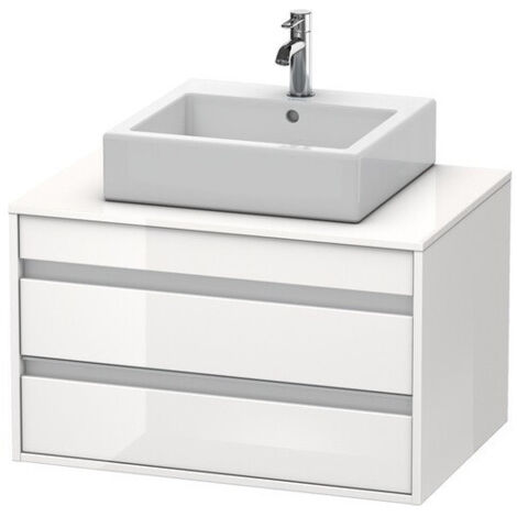 Meuble sous-vasque KETHO 550x800x496mm blanc brillant