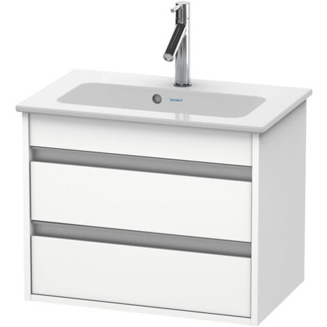 Meuble sous-vasque KETHO COMPACT 480x600x385mm blanc mat