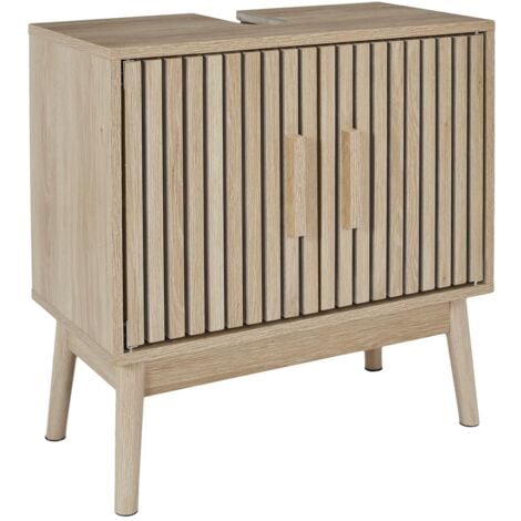 THE HOME DECO FACTORY Meuble Sous Vasque Klaus Marron Home Deco Factory