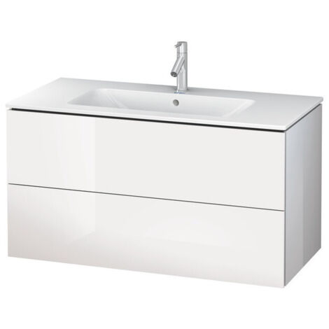 Meuble sous-vasque L-CUBE 1020x481x550mm blanc mat