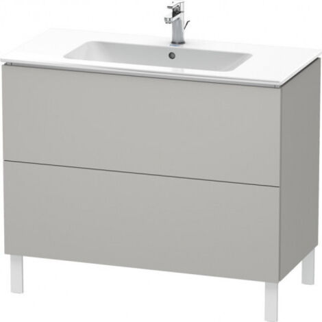Meuble sous-vasque L-CUBE 1020x481x704mm beton