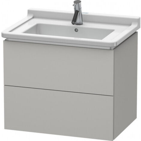 Meuble sous-vasque L-CUBE 469x670x558mm beton