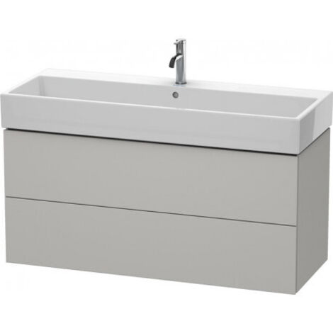 Meuble sous-vasque L-CUBE 544x1184x459mm beton