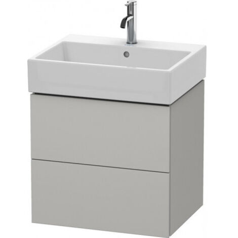 Meuble sous-vasque L-CUBE 544x584x459mm beton